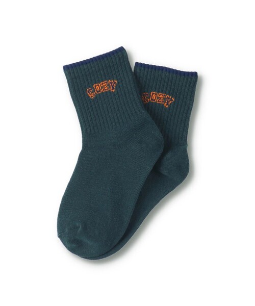 BRANSHES（ブランシェス）の「ロゴショート丈ソックス（ソックス/靴下・キッズ・アイボリー/杢グレー/ダークグリーン・13-15cm/16-18cm/19-21cm）」の3枚目の写真