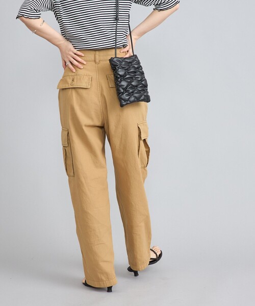 coen(コーエン)の「ピースダイカーゴパンツ(カーゴパンツ・レディース・ベージュ/オリーブ・L/M)」の20枚目の写真