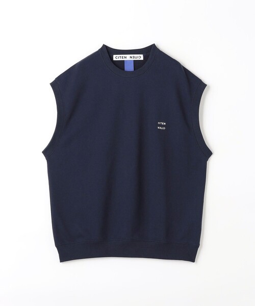 CITEN（シテン）の「＜CITEN＞ソフトスウェット ノースリーブ トップ（ベスト・メンズ・ネイビー/ダークグレー・L/M）」の11枚目の写真