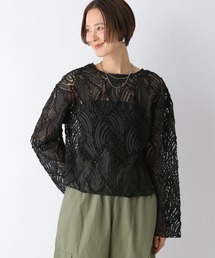 LEPSIM | レーステープデザインブラウス 106240(シャツ/ブラウス)