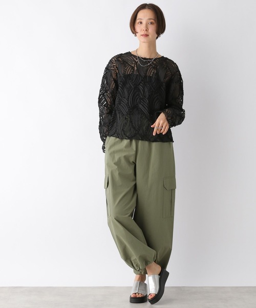 LEPSIM(レプシィム)の「レーステープデザインブラウス 106240(シャツ/ブラウス・レディース・ブラック/アイボリー・FREE)」の21枚目の写真