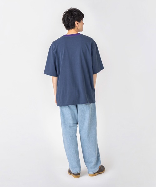 L.L.Bean（エルエルビーン）の「【JAPAN EDITION】ユニオン・ショートスリーブ・ストライプ・Tシャツ（Tシャツ/カットソー・メンズ・グレー系その他/イエロー系その他/パープル系その他/ホワイト系その他・SMALL/MEDIUM/LARGE/X-LARGE）」の8枚目の写真