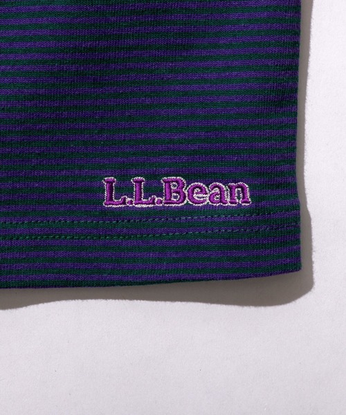 L.L.Bean（エルエルビーン）の「【JAPAN EDITION】ユニオン・ショートスリーブ・ストライプ・Tシャツ（Tシャツ/カットソー・メンズ・グレー系その他/イエロー系その他/パープル系その他/ホワイト系その他・SMALL/MEDIUM/LARGE/X-LARGE）」の9枚目の写真