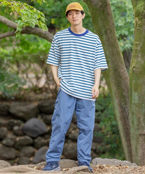 L.L.Bean（エルエルビーン）の「【JAPAN EDITION】ユニオン・ショートスリーブ・ストライプ・Tシャツ（Tシャツ/カットソー・メンズ・グレー系その他/イエロー系その他/パープル系その他/ホワイト系その他・SMALL/MEDIUM/LARGE/X-LARGE）」の20枚目の写真