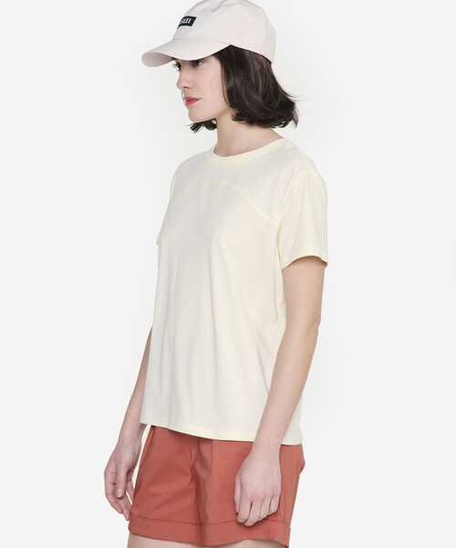AIGLE(エーグル)の「吸水速乾 クルーネック半袖Tシャツ(Tシャツ/カットソー・レディース・ホワイト/レッド系その他・L/S/M)」の15枚目の写真