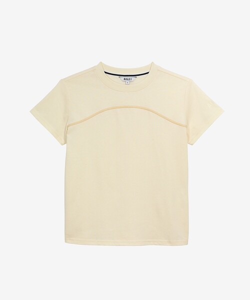 AIGLE(エーグル)の「吸水速乾 クルーネック半袖Tシャツ(Tシャツ/カットソー・レディース・ホワイト/レッド系その他・L/S/M)」の12枚目の写真