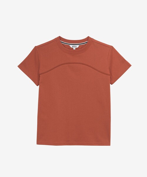 AIGLE(エーグル)の「吸水速乾 クルーネック半袖Tシャツ(Tシャツ/カットソー・レディース・ホワイト/レッド系その他・L/S/M)」の8枚目の写真