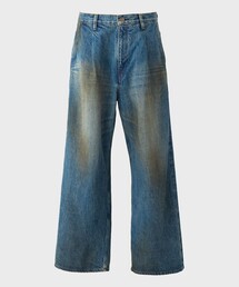superNova. | 【superNova./スーパーノヴァ】別注 Selvedge wide jeans-Vintage wash(デニムパンツ)