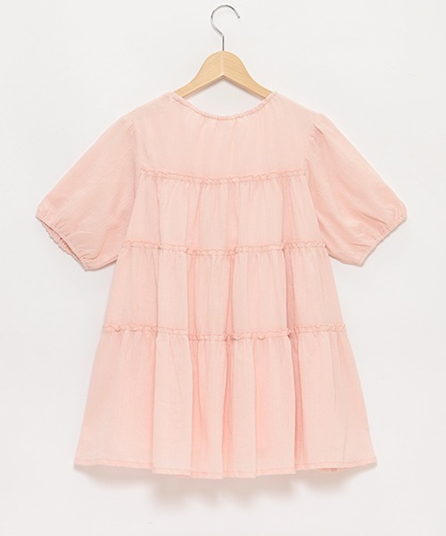 petit main LIEN（プティマインリアン）の「【スマイルシリーズ】楊柳チュニック（大人サイズ）（チュニック・レディース・ライトピンク/ライトブルー/イエロー・FREE）」の14枚目の写真