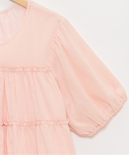 petit main LIEN（プティマインリアン）の「【スマイルシリーズ】楊柳チュニック（大人サイズ）（チュニック・レディース・ライトピンク/ライトブルー/イエロー・FREE）」の16枚目の写真