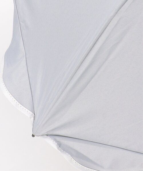 LBC(エルビーシー)の「ラウンドフリル 遮光 折りたたみ傘 日傘(折りたたみ傘・レディース・オフホワイト/グレー/ブルー/ピンク・FREE)」の8枚目の写真