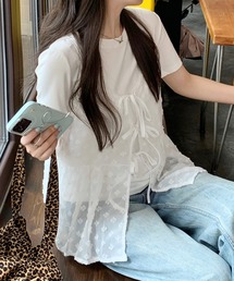 花柄リボンキャミソール