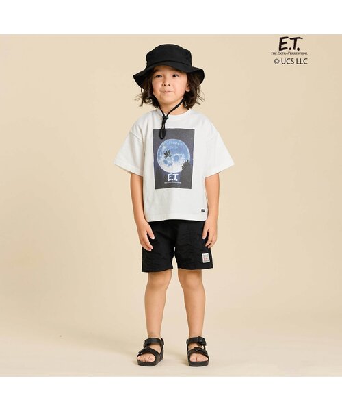 F.O.KIDS(エフオーキッズ)の「【保冷剤収納可・UVカット】ミズアソビーチハット_はっ水加工(ハット・キッズ・ブラック/ベージュ/オレンジ/グリーン・54/52/50/56)」の7枚目の写真