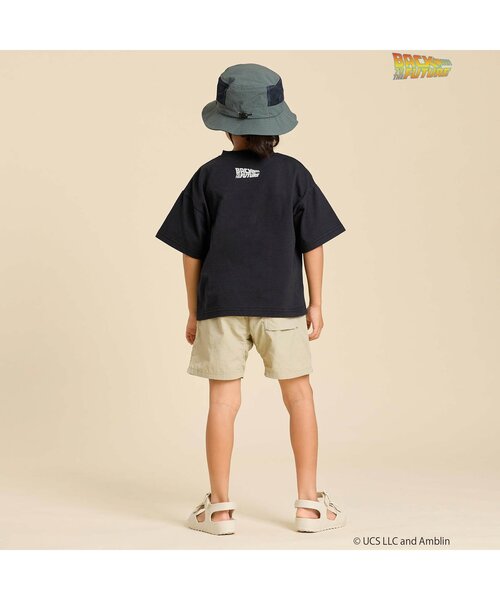 F.O.KIDS(エフオーキッズ)の「【保冷剤収納可・UVカット】ミズアソビーチハット_はっ水加工(ハット・キッズ・ブラック/ベージュ/オレンジ/グリーン・54/52/50/56)」の10枚目の写真