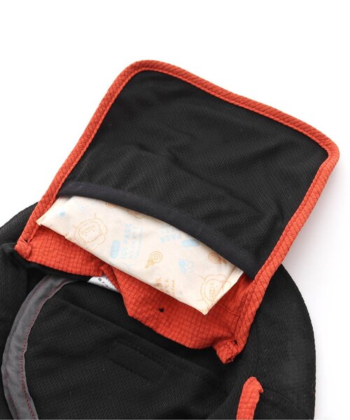 F.O.KIDS(エフオーキッズ)の「【保冷剤収納可・UVカット】ミズアソビーチハット_はっ水加工(ハット・キッズ・ブラック/ベージュ/オレンジ/グリーン・54/52/50/56)」の21枚目の写真