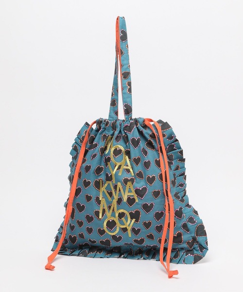 niko and...(ニコアンド)の「オリジナルプリント刺繍トートバッグ(トートバッグ・レディース・パープル/ベージュ/ホワイト/ブルー・0)」の3枚目の写真