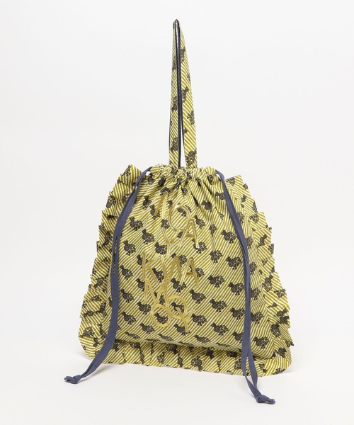 niko and...(ニコアンド)の「オリジナルプリント刺繍トートバッグ(トートバッグ・レディース・パープル/ベージュ/ホワイト/ブルー・0)」の9枚目の写真