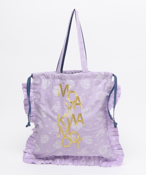 niko and...(ニコアンド)の「オリジナルプリント刺繍トートバッグ(トートバッグ・レディース・パープル/ベージュ/ホワイト/ブルー・0)」の21枚目の写真