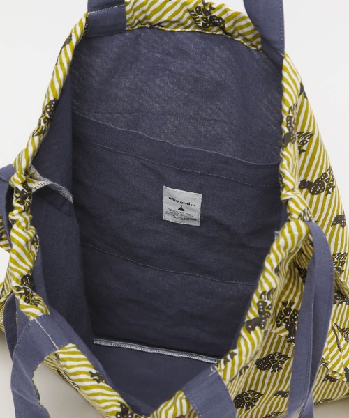 niko and...(ニコアンド)の「オリジナルプリント刺繍トートバッグ(トートバッグ・レディース・パープル/ベージュ/ホワイト/ブルー・0)」の13枚目の写真