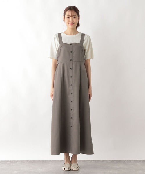 GLOBAL WORK（グローバルワーク）の「MATINEE LINE/リネンライクボタン