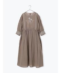 TSUHARU by Samansa Mos2 | 配色刺繍ワンピース(ワンピース)