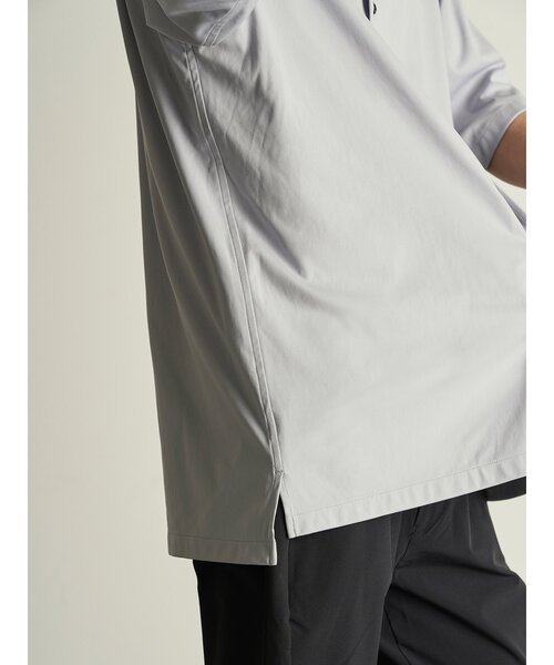 CUSTOM CULTURE(カスタムカルチャー)の「【Custom Culture】ソフトSTRETCHショートスリーブシャツ(シャツ/ブラウス・メンズ・ホワイト/ベージュ系その他/ライトグレー/ブラック・2/3)」の7枚目の写真