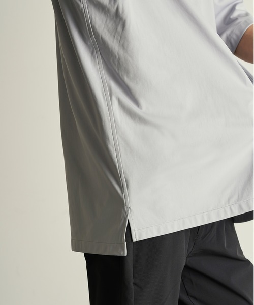CUSTOM CULTURE(カスタムカルチャー)の「【Custom Culture】ソフトSTRETCHショートスリーブシャツ(シャツ/ブラウス・メンズ・ホワイト/ベージュ系その他/ライトグレー/ブラック・2/3)」の10枚目の写真