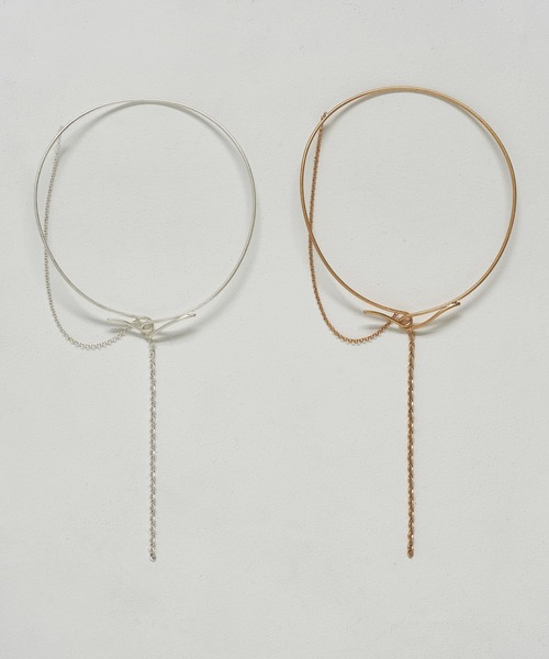 GOLDY（ゴールディ）の「ダブル チェーン カーブド ネックカフ（ネックレス・レディース・ゴールド/ゴールド系その他/シルバー/シルバー系その他・FREE）」の11枚目の写真