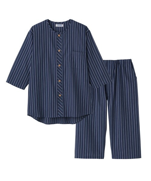 GUNZE（グンゼ）の「GUNZE/グンゼ パジャマ メンズ7分袖7分丈パンツ