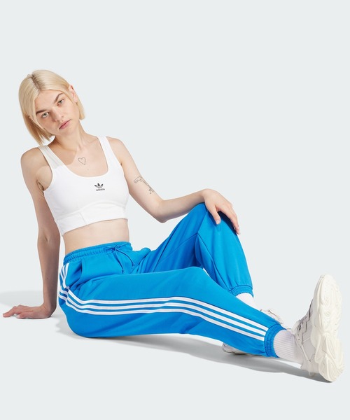 adidas（アディダス）の「トレフォイル ブラ / アディダスオリジナルス adidas Originals（Tシャツ/カットソー・レディース・ブラック/ホワイト・XX-LARGE/LARGE/MEDIUM/SMALL/X-LARGE/X-SMALL）」の7枚目の写真