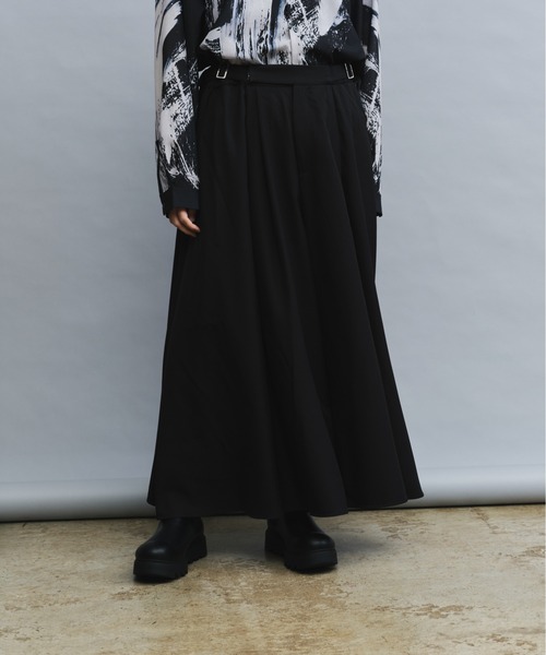 KUUUPY(クーピー)の「Drape Side Belt Hakama Pants - ドレープサイドベルト袴パンツ(その他パンツ・メンズ・ブラック・SMALL/MEDIUM/LARGE)」の6枚目の写真