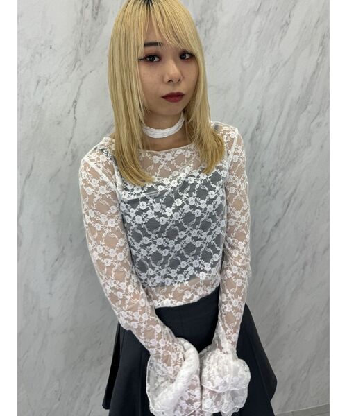 jouetie（ジュエティ）の「フリルスリーブレーストップス（Tシャツ/カットソー・レディース・ブルー/オフホワイト/ブラック・MEDIUM）」の14枚目の写真