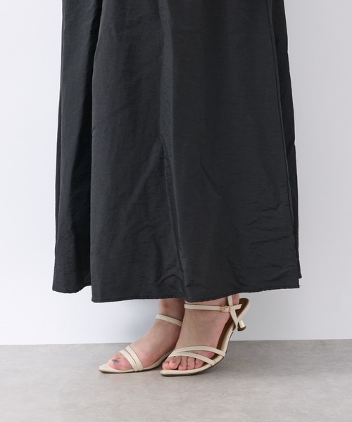 un dix cors（アンディコール）の「《着回し◎気になるお腹周りに》ウエスト絞りキャミワンピース（ワンピース・レディース・チャコールグレー/ブラック・FREE）」の18枚目の写真