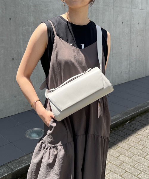 un dix cors（アンディコール）の「《着回し◎気になるお腹周りに》ウエスト絞りキャミワンピース（ワンピース・レディース・チャコールグレー/ブラック・FREE）」の20枚目の写真