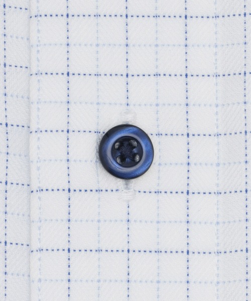 TOKYO SHIRTS(トウキョウシャツ)の「形態安定ノーアイロン ボタンダウン 長袖ビジネスワイシャツ(ビジネスシャツ・メンズ・ブルー・首回り42cm-裄丈82cm/首回り43cm-裄丈82cm/首回り37cm-裄丈80cm/首回り39cm-裄丈80cm/首回り39cm-裄丈84cm/首回り41cm-裄丈82cm/首回り41cm-裄丈86cm/首回り42cm-裄丈86cm/首回り43cm-裄丈86cm/首回り37cm-裄丈84cm)」の4枚目の写真