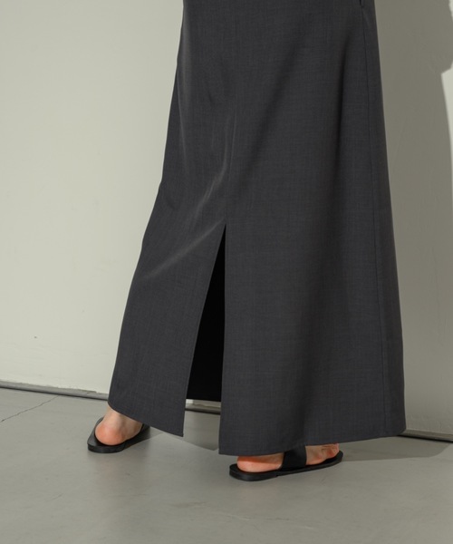 NEUNA（ヌナ）の「バックリボンキャミOP（ワンピース・レディース・アイボリー/チャコールグレー/インディゴブルー・FREE/SMALL）」の5枚目の写真