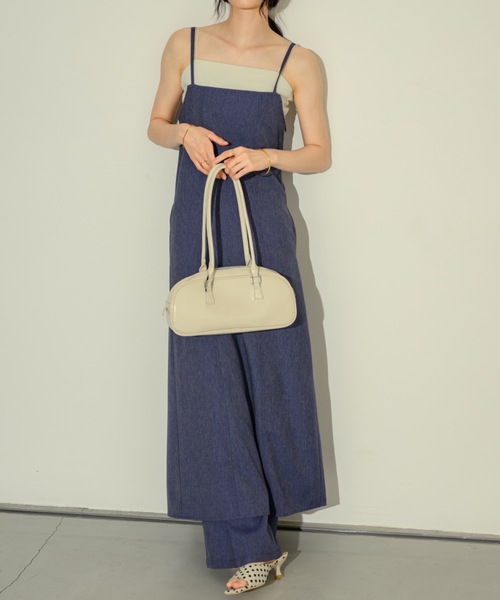 NEUNA（ヌナ）の「バックリボンキャミOP（ワンピース・レディース・アイボリー/チャコールグレー/インディゴブルー・FREE/SMALL）」の22枚目の写真