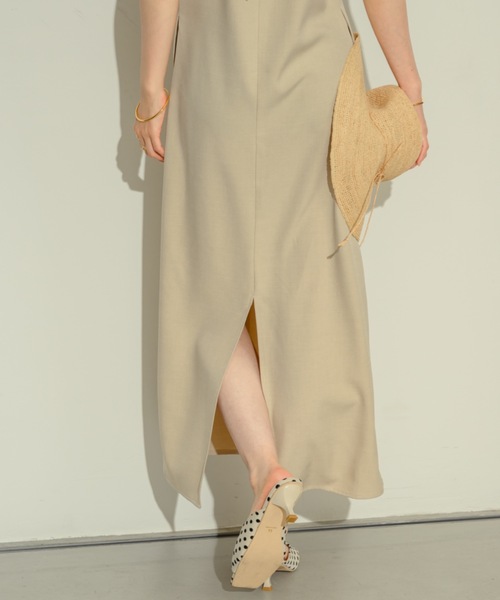 NEUNA（ヌナ）の「バックリボンキャミOP（ワンピース・レディース・アイボリー/チャコールグレー/インディゴブルー・FREE/SMALL）」の14枚目の写真