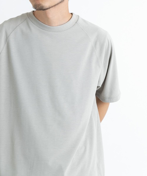 EKAL（エカル）の「『UR TECH ひやサラクール』COOL T-SHIRTS（Tシャツ/カットソー・メンズ・グリーン/グレー/チャコールグレー・MEDIUM/LARGE）」の7枚目の写真