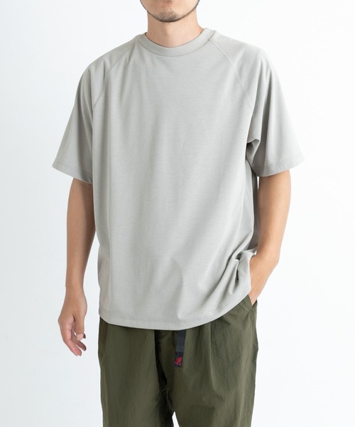 EKAL（エカル）の「『UR TECH ひやサラクール』COOL T-SHIRTS（Tシャツ/カットソー・メンズ・グリーン/グレー/チャコールグレー・MEDIUM/LARGE）」の6枚目の写真