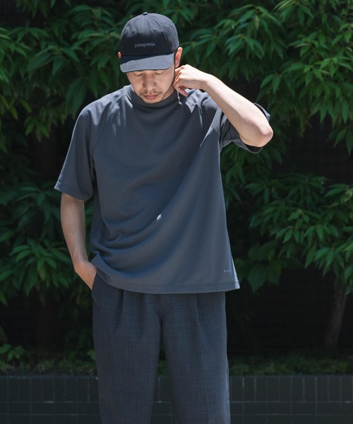 EKAL（エカル）の「『UR TECH ひやサラクール』COOL T-SHIRTS（Tシャツ/カットソー・メンズ・グリーン/グレー/チャコールグレー・MEDIUM/LARGE）」の20枚目の写真