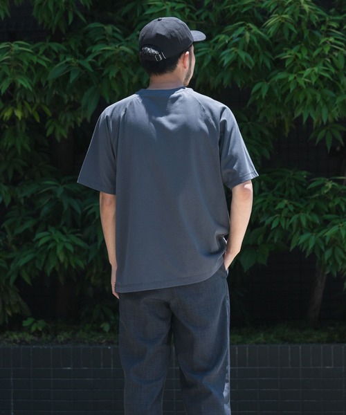 EKAL（エカル）の「『UR TECH ひやサラクール』COOL T-SHIRTS（Tシャツ/カットソー・メンズ・グリーン/グレー/チャコールグレー・MEDIUM/LARGE）」の19枚目の写真