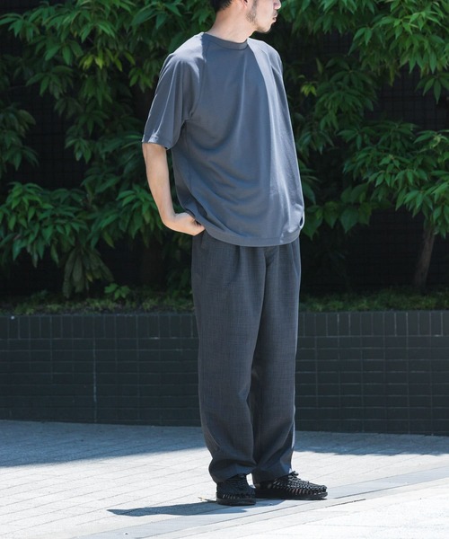 EKAL（エカル）の「『UR TECH ひやサラクール』COOL T-SHIRTS（Tシャツ/カットソー・メンズ・グリーン/グレー/チャコールグレー・MEDIUM/LARGE）」の18枚目の写真