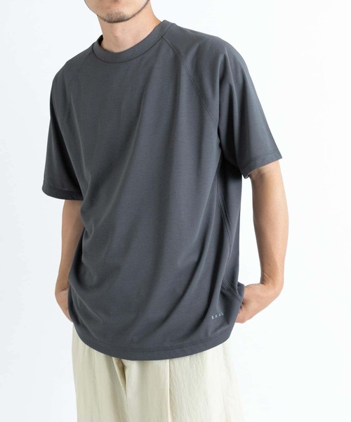 EKAL（エカル）の「『UR TECH ひやサラクール』COOL T-SHIRTS（Tシャツ/カットソー・メンズ・グリーン/グレー/チャコールグレー・MEDIUM/LARGE）」の16枚目の写真