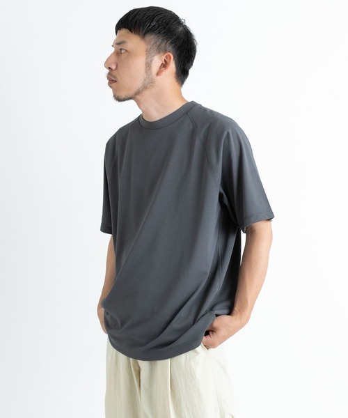 EKAL（エカル）の「『UR TECH ひやサラクール』COOL T-SHIRTS（Tシャツ/カットソー・メンズ・グリーン/グレー/チャコールグレー・MEDIUM/LARGE）」の14枚目の写真