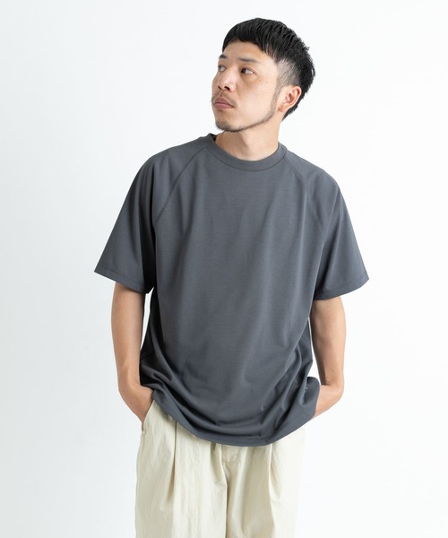 EKAL（エカル）の「『UR TECH ひやサラクール』COOL T-SHIRTS（Tシャツ/カットソー・メンズ・グリーン/グレー/チャコールグレー・MEDIUM/LARGE）」の13枚目の写真