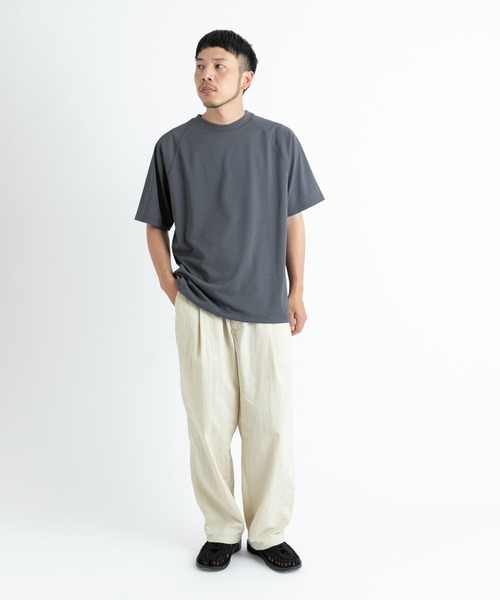 EKAL（エカル）の「『UR TECH ひやサラクール』COOL T-SHIRTS（Tシャツ/カットソー・メンズ・グリーン/グレー/チャコールグレー・MEDIUM/LARGE）」の11枚目の写真