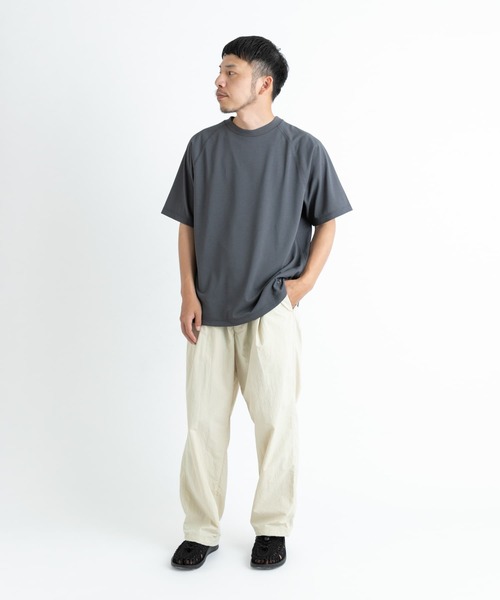 EKAL（エカル）の「『UR TECH ひやサラクール』COOL T-SHIRTS（Tシャツ/カットソー・メンズ・グリーン/グレー/チャコールグレー・MEDIUM/LARGE）」の10枚目の写真