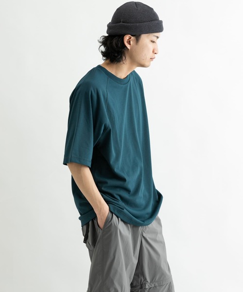 EKAL（エカル）の「『UR TECH ひやサラクール』COOL T-SHIRTS（Tシャツ/カットソー・メンズ・グリーン/グレー/チャコールグレー・MEDIUM/LARGE）」の4枚目の写真