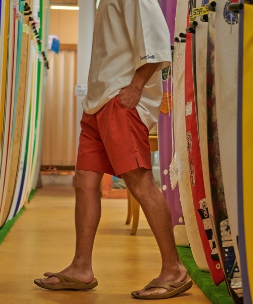 Sunny Smith(サニースミス)の「【サニースミス/sunnysmith】Fm Street 2 SeaShort Model Embroy(CP)(その他パンツ・メンズ・レッド系その他/スミクロ/ブルー系その他/グリーン系その他・M/L)」の9枚目の写真